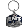 EMT Metal Key Chain with Enameled Details